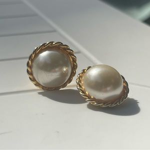 Vintage clip on earrings